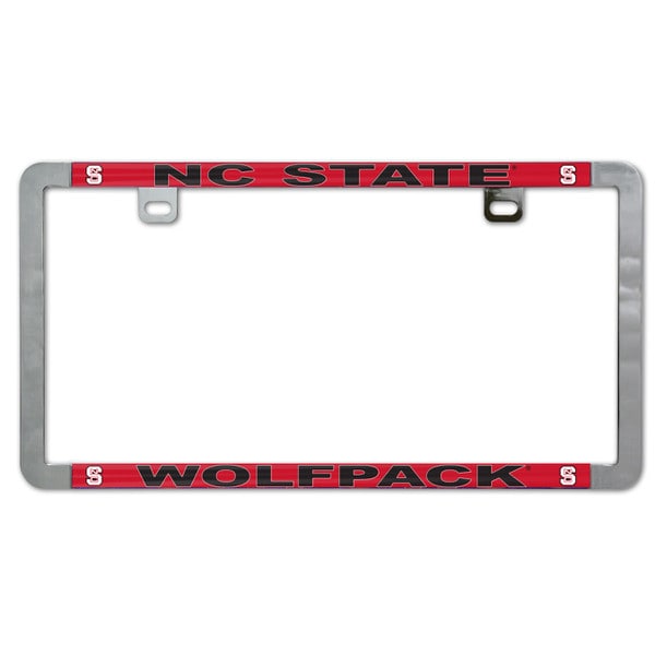 Thin Rim Red Auto Frame With Block